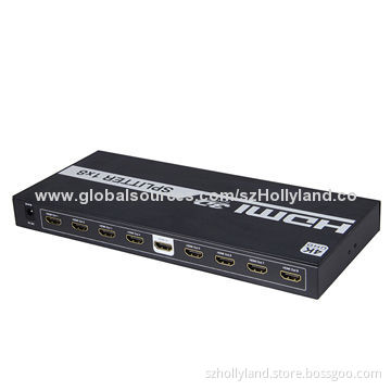 4K HDMI Splitter, HDMI 1.4, 1x8